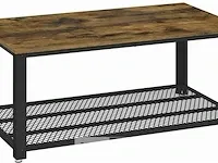 Salontafel - metaal - industrieel - 106x60x45 - afbeelding 1 van  3