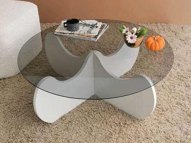 Salontafel - wit - afbeelding 1 van  6