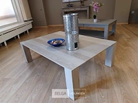 Salontafel 100% massief franse eik - afbeelding 2 van  2