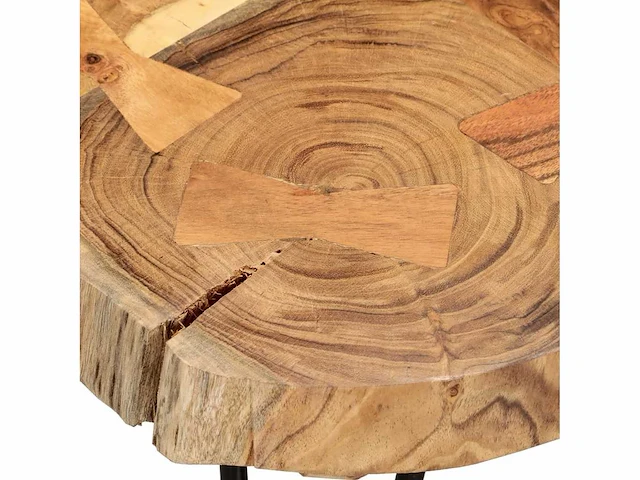 Salontafel 35 cm 6 houten boomstammen - afbeelding 4 van  6