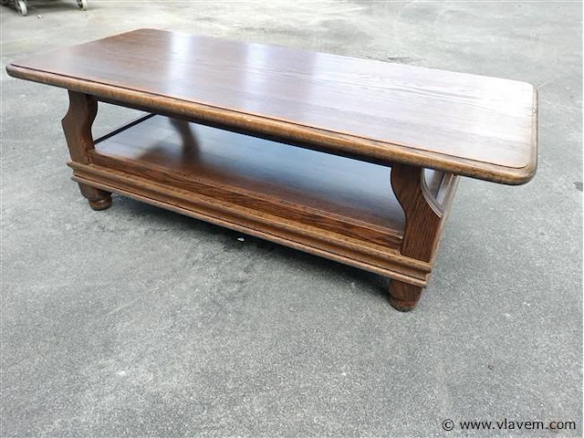 Salontafel donker eiken kleur - afbeelding 1 van  1