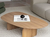 Salontafel eik fineer - afbeelding 1 van  2