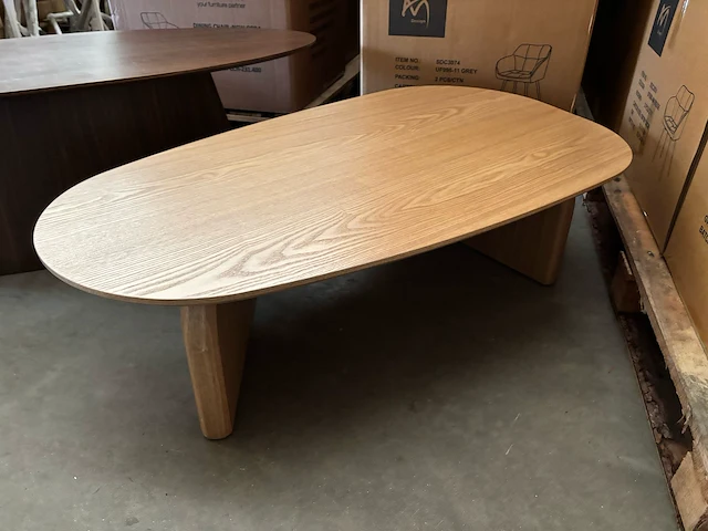 Salontafel eik fineer - afbeelding 2 van  2