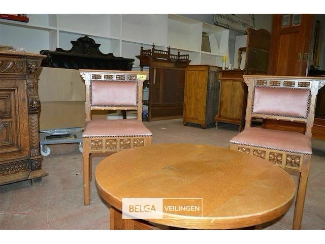Salontafel en 2 stoelen - afbeelding 2 van  4
