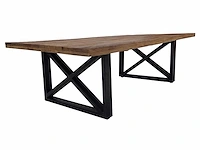 Salontafel iron in massieve mango - afbeelding 1 van  1