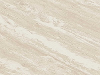 Salontafel met 2 lades in mdf - beige travertijneffect - by pascal morabito - afbeelding 6 van  8