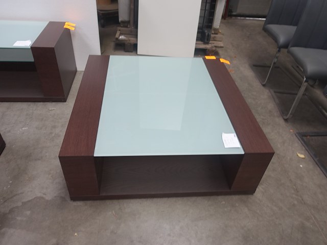 Salontafel met glas - afbeelding 2 van  2