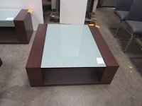 Salontafel met glas - afbeelding 2 van  2