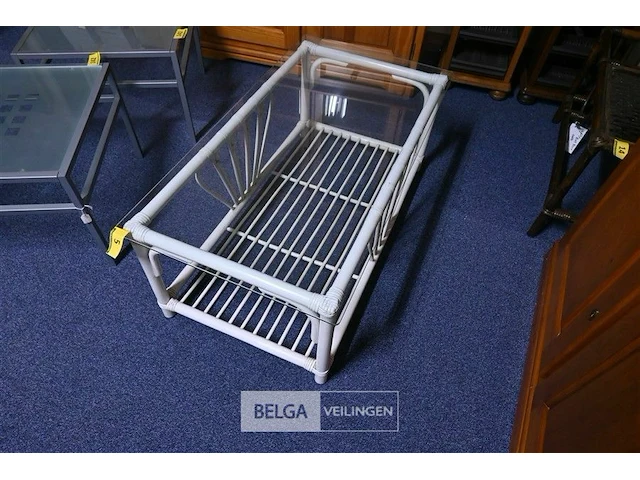 Salontafel met glazen blad - afbeelding 2 van  2