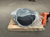 Salontafel met glazen tafelblad