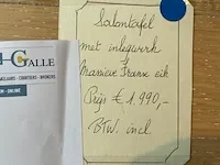 Salontafel met inlegwerk - afbeelding 5 van  5