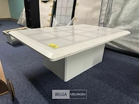 Salontafel met tegels wit - afbeelding 1 van  4