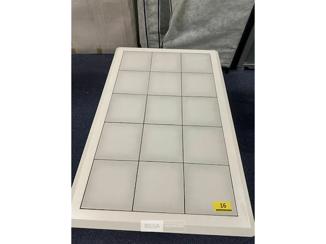 Salontafel met tegels wit - afbeelding 3 van  4