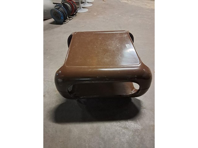 Salontafel polyester 700mm x 7mm x 400mm - afbeelding 1 van  3