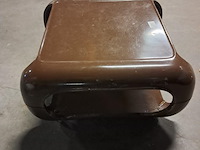 Salontafel polyester 700mm x 7mm x 400mm - afbeelding 1 van  3