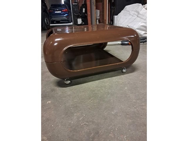 Salontafel polyester 700mm x 7mm x 400mm - afbeelding 3 van  3