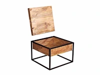 Salontafel surat-60 in massieve mango - afbeelding 1 van  2