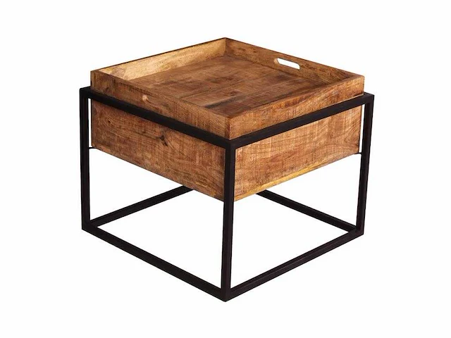 Salontafel surat-60 in massieve mango - afbeelding 2 van  2