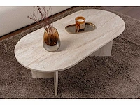 Salontafel, travertijn, 119 x 39,8 x 60 cm - afbeelding 5 van  8