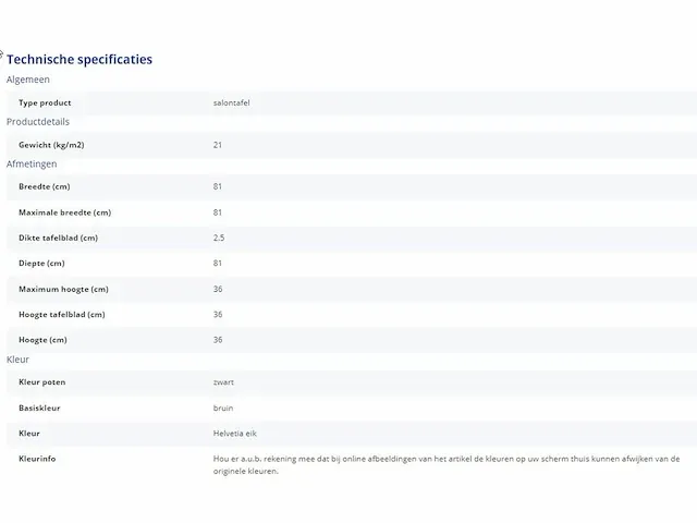 Salontafel trust - afbeelding 5 van  6