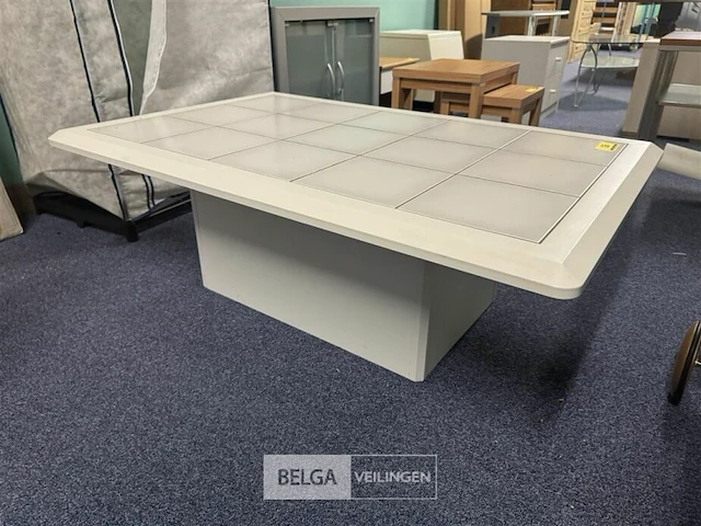 Salontafelblad met tegels zwart - afbeelding 1 van  2