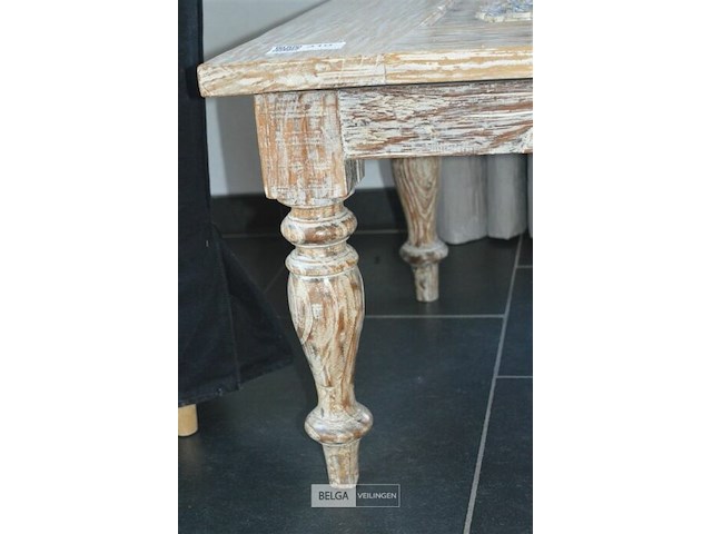 Salontafeltje in uitgesneden houtwerk - afbeelding 2 van  4