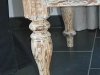 Salontafeltje in uitgesneden houtwerk - afbeelding 2 van  4