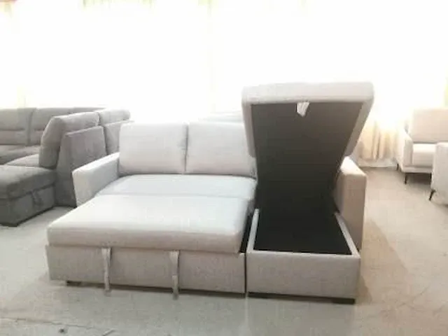 Salonzetel/slaapbank beige - afbeelding 1 van  1