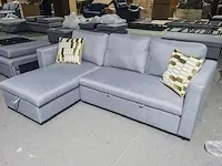 Salonzetel/slaapbank licht grijs - afbeelding 1 van  1