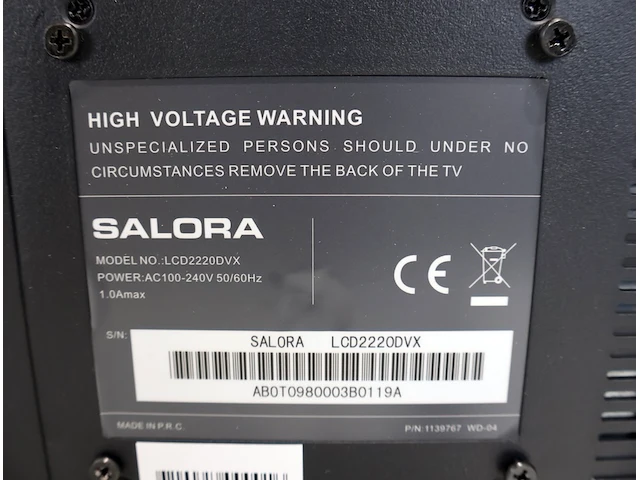 Salora 22 inch tv - afbeelding 4 van  6