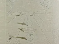 Salvador dali - ets - gesigneerd & genummerd - afbeelding 1 van  4