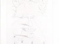 Salvador dali - ets - gesigneerd