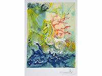 Salvador dali - les chevaux daliniens ‘neptune' - printografie - afbeelding 1 van  5