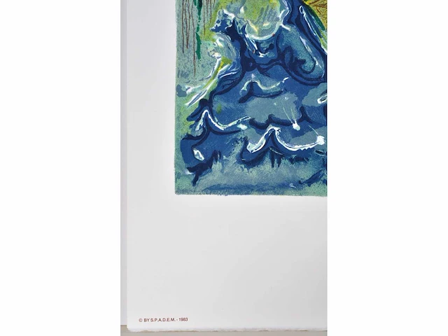 Salvador dali - les chevaux daliniens ‘neptune' - printografie - afbeelding 4 van  5