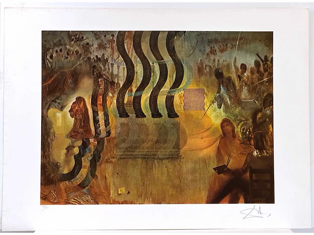 Salvador dali - litho - afbeelding 2 van  6