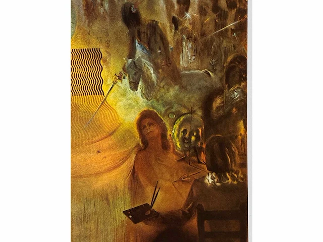 Salvador dali - litho - afbeelding 5 van  6