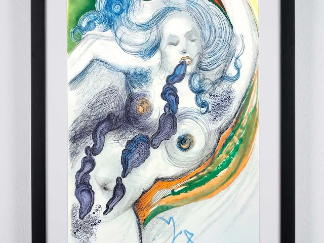 Salvador dali (after) mémoires de casanova 1967 - 70x50 cm - gelimiteerde oplage 30 stuks - afbeelding 2 van  6