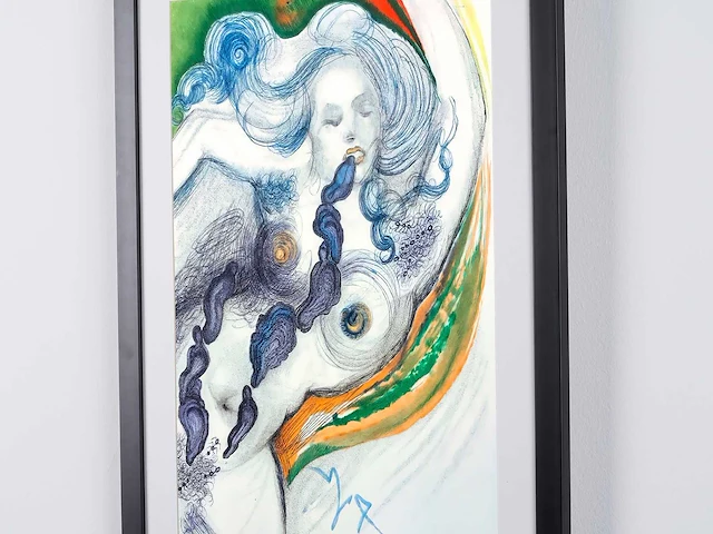 Salvador dali (after) mémoires de casanova 1967 - 70x50 cm - gelimiteerde oplage 30 stuks - afbeelding 5 van  6