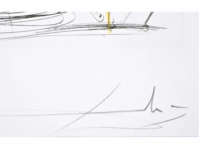 Salvador dali (naar) - place fürstenberg - printografie - afbeelding 3 van  5