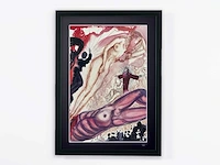 Salvador dali (naar) "biblia sacra , 1969" - 70x50 cm - gelimiteerde oplage 30 stuks - afbeelding 1 van  8