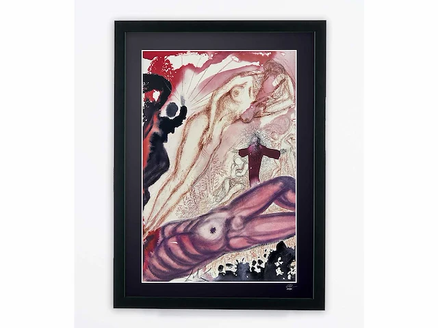Salvador dali (naar) "biblia sacra , 1969" - 70x50 cm - gelimiteerde oplage 30 stuks - afbeelding 2 van  8