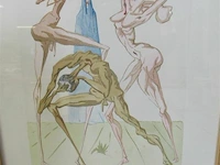 Salvador dali origineel litho ± 28x35 - afbeelding 3 van  4