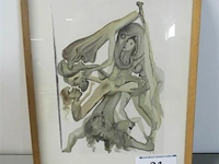 Salvador dali origineel litho ± 28x35 - afbeelding 2 van  5