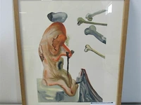 Salvador dali origineel litho ± 28x35 - afbeelding 1 van  5