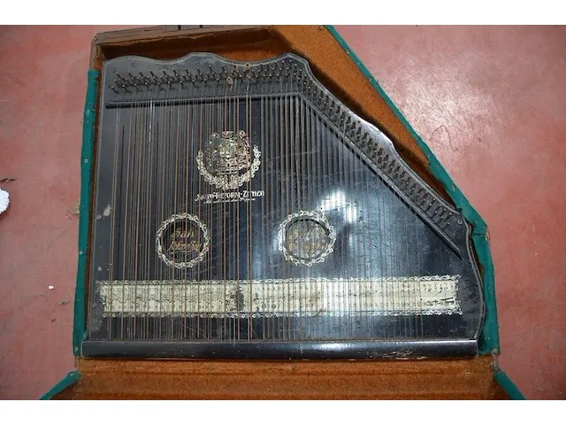Salvo-reform-zither (gitaar citer) in doos - afbeelding 4 van  6