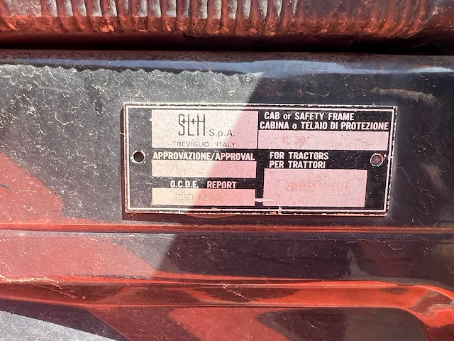 Same - 1995 - antares 100 - vierwielaangedreven landbouwtractor - afbeelding 5 van  14