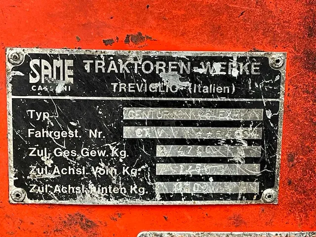 Same centurion 75 oldtimer tractor - afbeelding 15 van  23