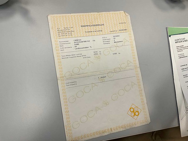 Same solaris 35 dt 4-wheel drive tractor - 2000 - afbeelding 15 van  22