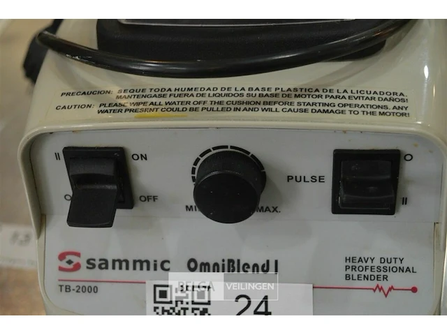 Sammic professionele blender - afbeelding 2 van  4