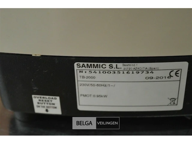 Sammic professionele blender - afbeelding 4 van  4